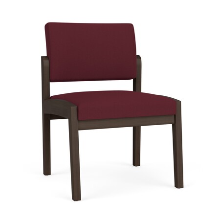 Lesro Lenox Armless Guest Chair, 22.5 in W 26 in L 31.5 in H LW1102